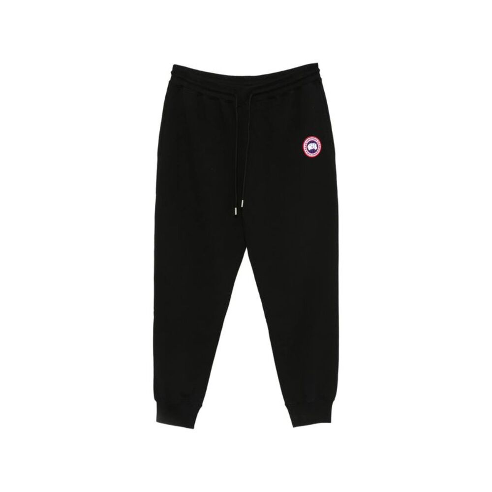 Canada Goose Black Trousers - Track Pants Men
